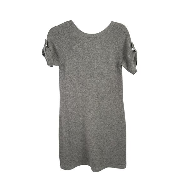 Theory Candace 100% Cashmere Sweater Dress Grey Pockets Womens Medium - Picture 5 of 7
